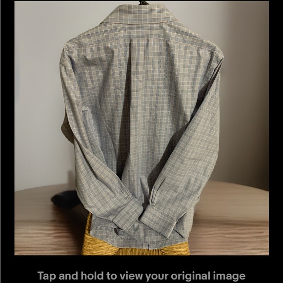 Brooks Brothers Regent Fit Men’s Button Down Shirt Blue Plaid 17-4/5 - Picture 6 of 6